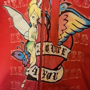 Disney Red Tinker Bell Kids Jacket